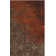 Tapis abstrait rouille / brun Anwick