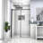 Shower Door 48" W X 76"H Single Sliding Bypass Shower Enclosure, 5/16 In. (8Mm), Matte Black-121271578