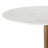 Round Marble Top Metal Base Dining Table