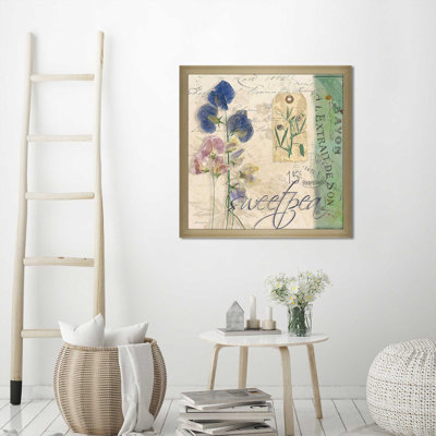 «Sweet Pea (Square)» par Carol Robinson, reproduction