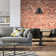 1-Light Matte Brass Pendant Lighting with Matte Black Shade