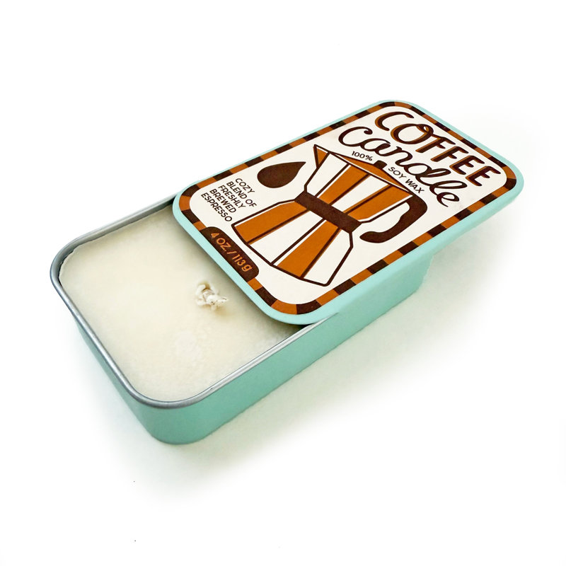 Ensemble cadeau de bougie café et fourre-tout