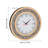 Kindalyn Round Mirrored Wall Clock with Crushed Diamond Inlay-2146408667-2138531469