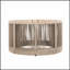 Table basse d'extérieur en corde de rotin et bois d'acacia - Meubles de patio durables et élégants pour le jardin, la cour et le balcon
