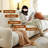Creamy white Polyester Modular Sofa