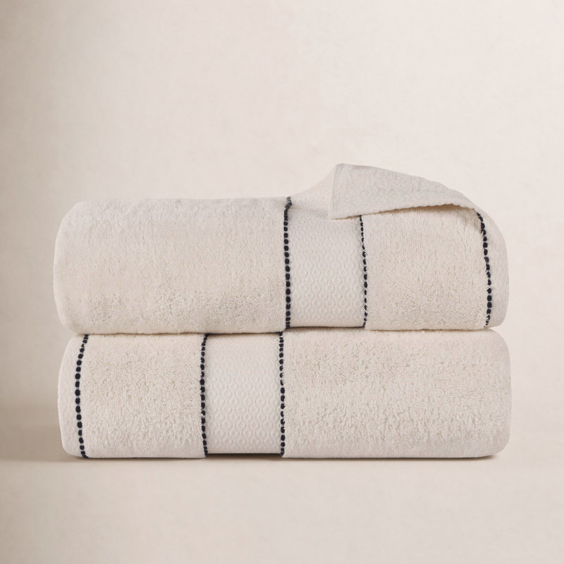 Abrianna Egyptian Giza Cotton Bath Sheet, Ivory