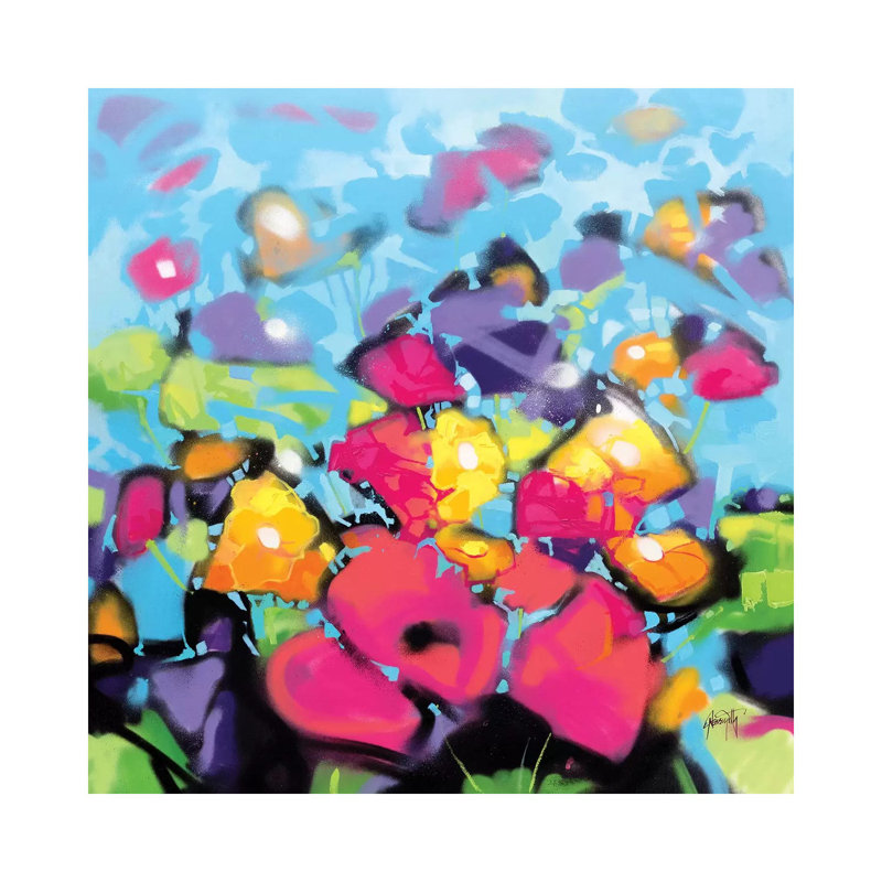 Scattered Colour II by Scott Naismith - Wrapped Canvas Painting, 45.72 cm H x 45.72 cm W x 1.91 cm D