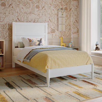 Aveline Wood Low Profile Platform Bed