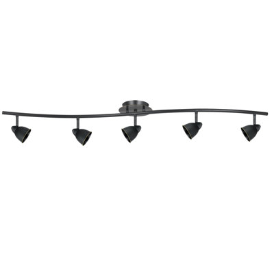 Ensemble de rail d’éclairage à 5 lumières 48 "Alberto