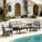 Clinkscales Teak Outdoor Four-person Patio Set with Cushions and Two Tables-115068872-115068875
