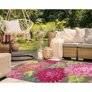 Red Outdoor Rugs | Wayfair