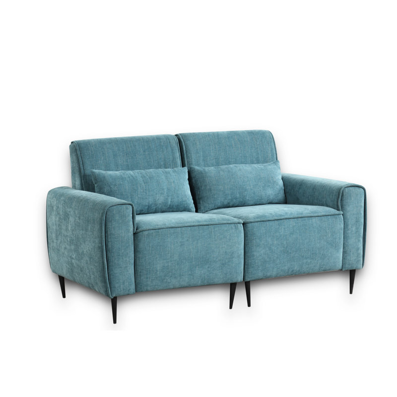 Othoniel 62'' Upholstered Loveseat, Blue