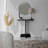 Bellestri Modern Solid Wood Dresser, Anthracite Color, 31.5 x 33.5 x 9.8 Inches | 100% Solid Wood Construction, Scandinavian Design | Durable, Stylish Storage Solution for Bedroom & Living Room, Elegant and Functional-501979291