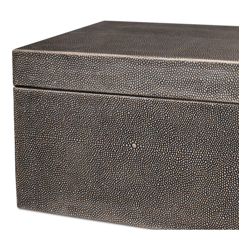 Shagreen Accent, Black Shagreen Antique