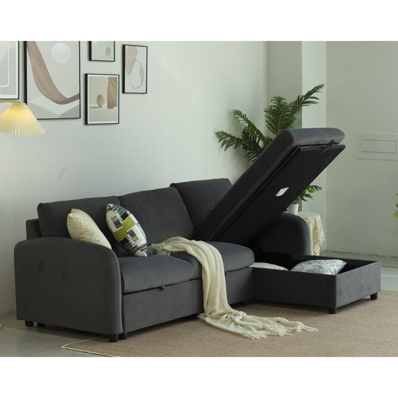 Sofa & Chaise, Grey