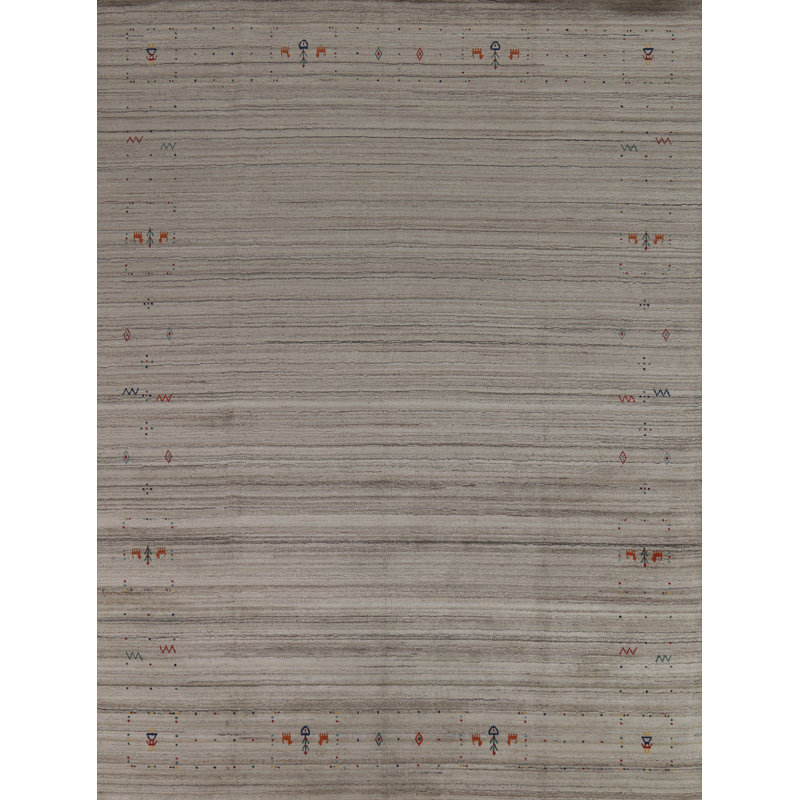Handmade Wool Gabbeh Indian Area Rug 8x10