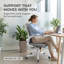Chaises de bureau à domicile, chaises de jeu vidéo, chaises de bureau ergonomiques avec dossier inclinable, accoudoirs relevables et hauteur réglable.-259298025