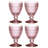 Villeroy & Boch Boston Colored Lead Free Crystal Goblet Set-42679018-42675725
