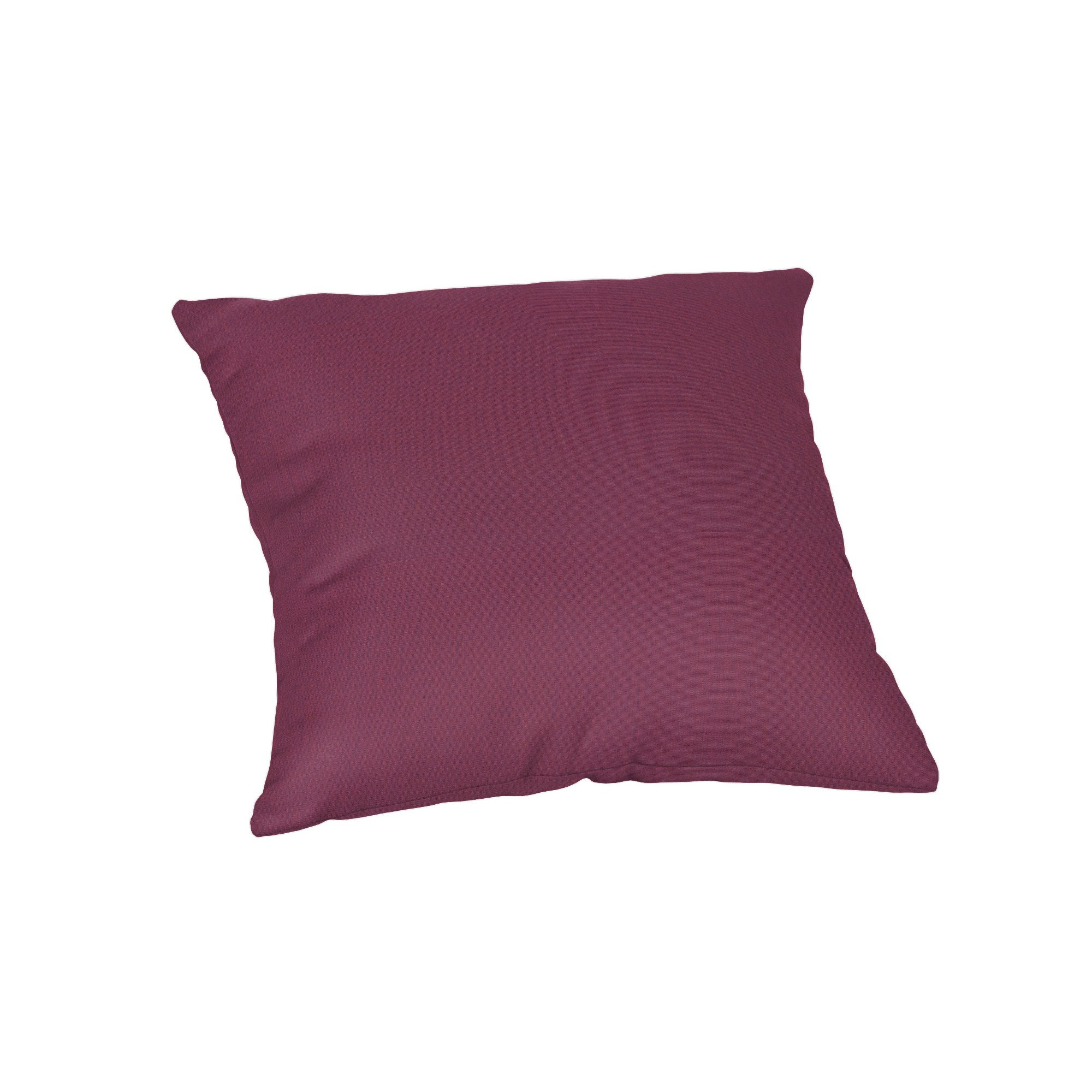 Casual Cushion Solid Sunbrella® Fabric 1-Piece Indoor/Outdoor Square Throw Pillow, 15"W x 15"L, Canvas Iris Sunbrella®