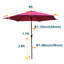 PARAPLUIE 9 PIEDS AVEC LUMIÈRE-125299930