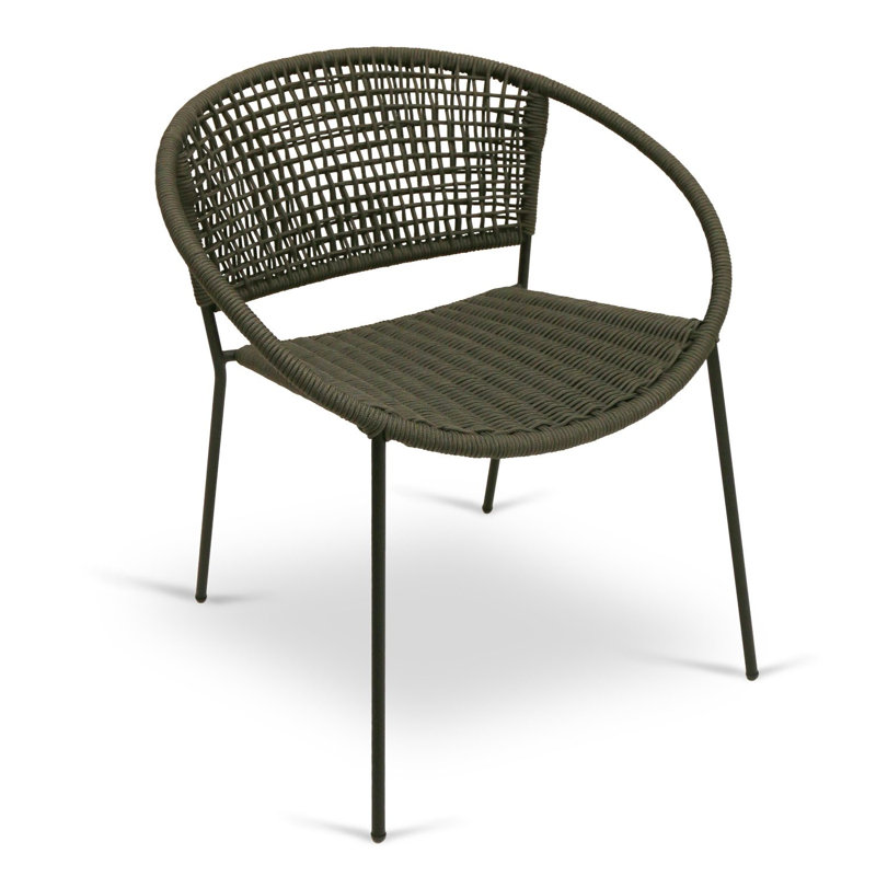 Fauteuil Cove / gris anthracite / blanc, Gris anthracite
