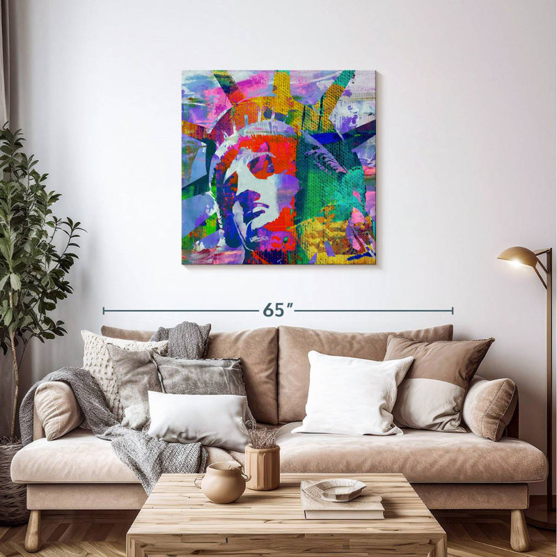 Retro Liberty III, 36" H x 36" W