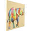 Picture Touched Flower Elefant 120x90cm