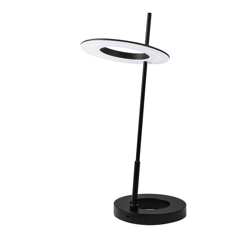 Lampe de table Meikel - 11 W, Noir mat
