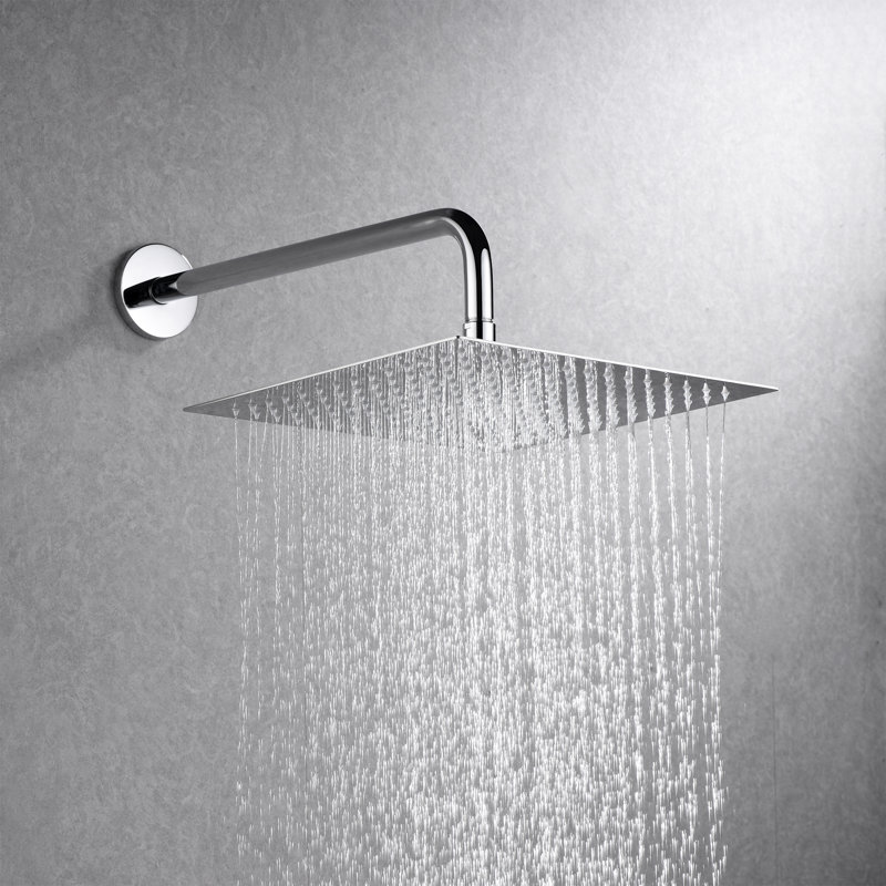 Pomme de douche carrée 12 po 12 G 12 po, Chrome