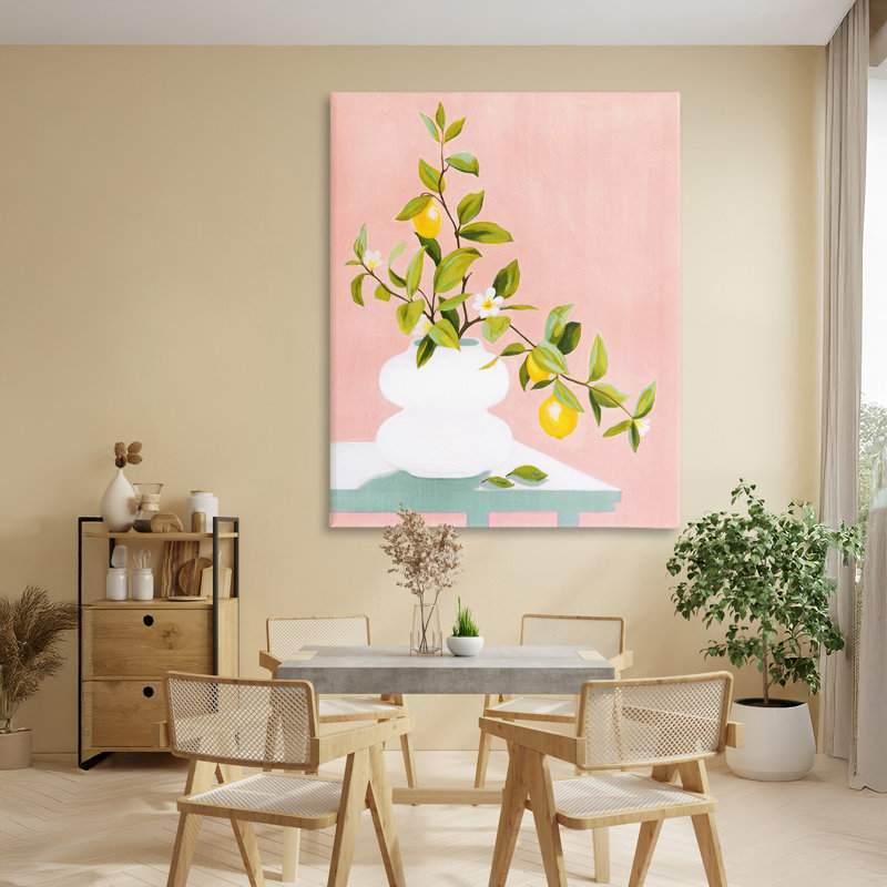 Après-midi, plante Limoncello, toile par Grace Popp, H 48 po x l 36 po