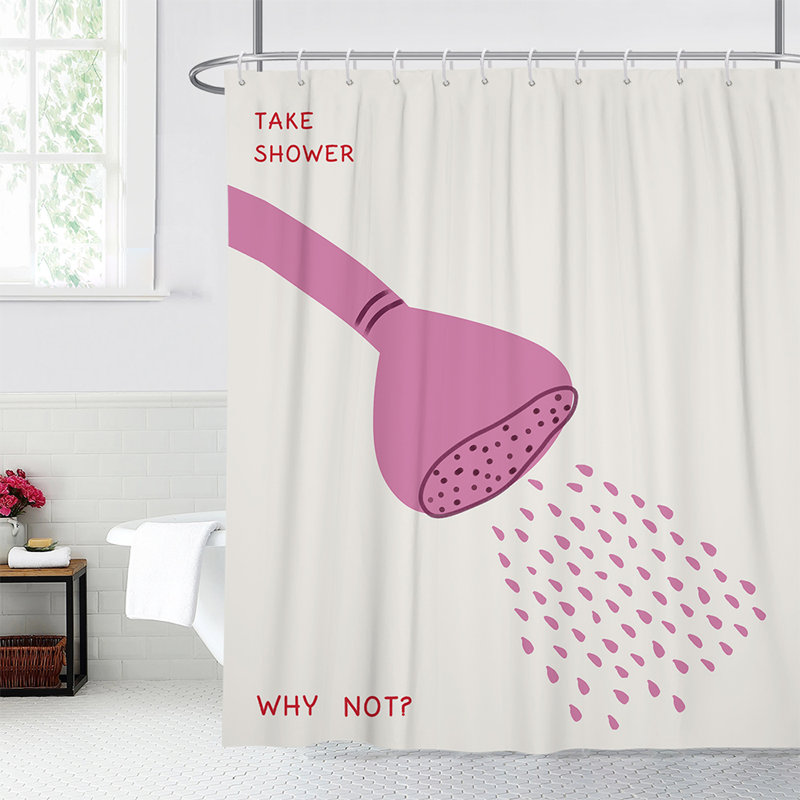 Rideau de douche en polyester
