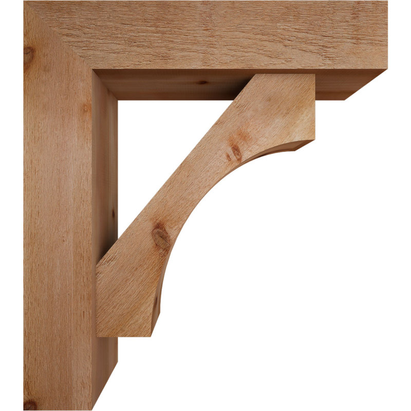 Support Westlake Block avec support décalé, 36 x 32, Cèdre rouge occidental de l 8 po (scié brut)