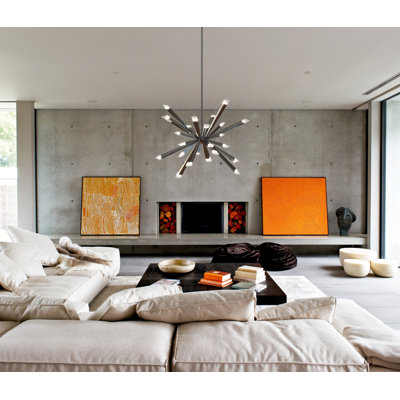 Starburst 78 - Light LED Chandelier