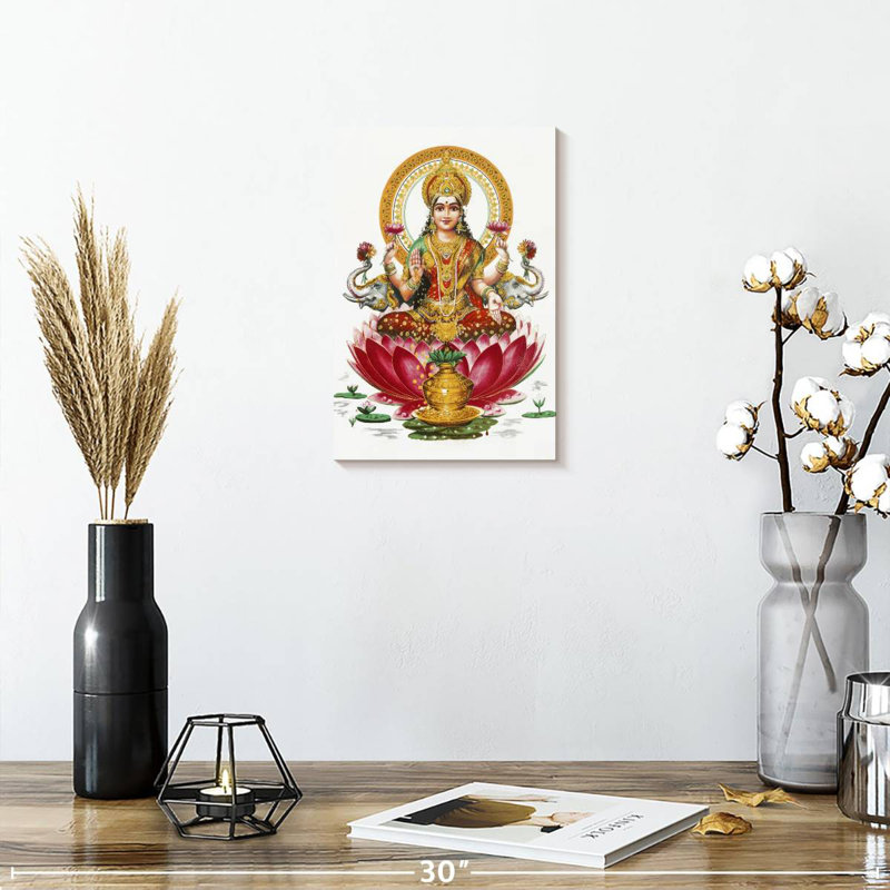 Adella Goddess Lakshmi, 12" H x 8" W
