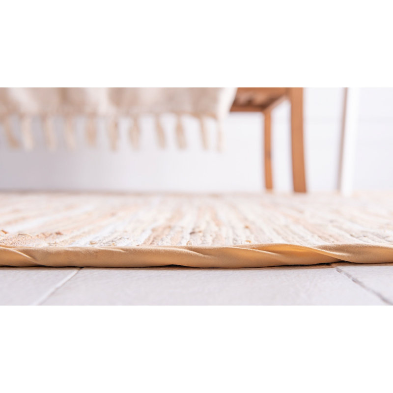 Gwin Cotton Abstract Indoor Rug, Rectangle 8' x 10'