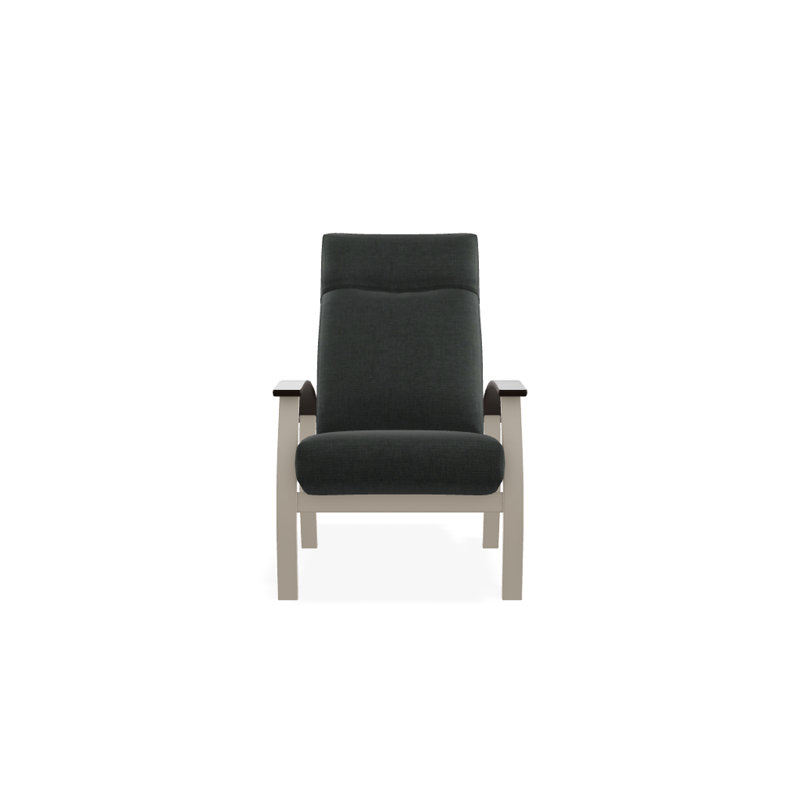 Chaise de patio inclinable avec coussins Askar, Aperçu de nuage, Neige texturée, Kona P10
