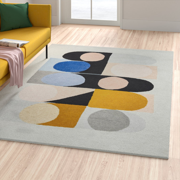 Shahig Abstract Hand Woven Area Rug