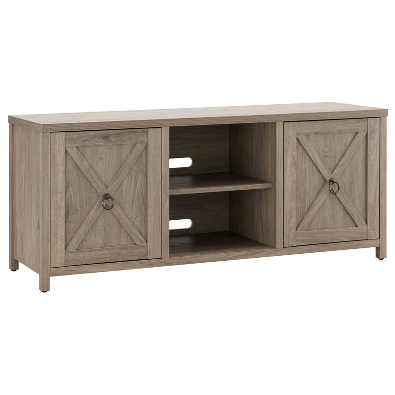 Unfinished TV Stand for TVs up to 65", Grey Wash