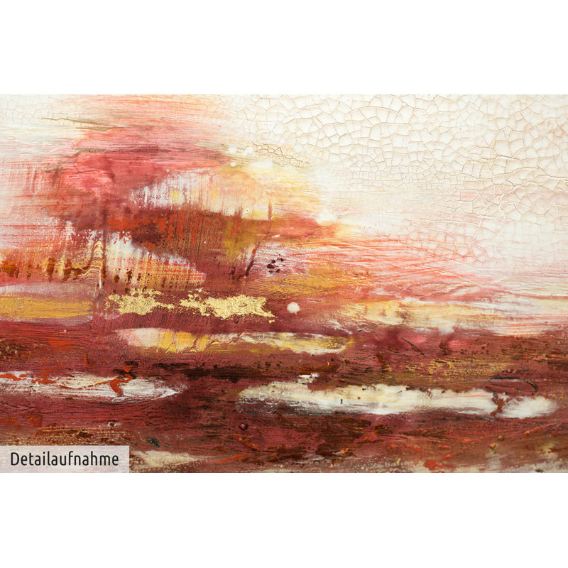 Hand-Painted Canvas Painting Peak Of Embers