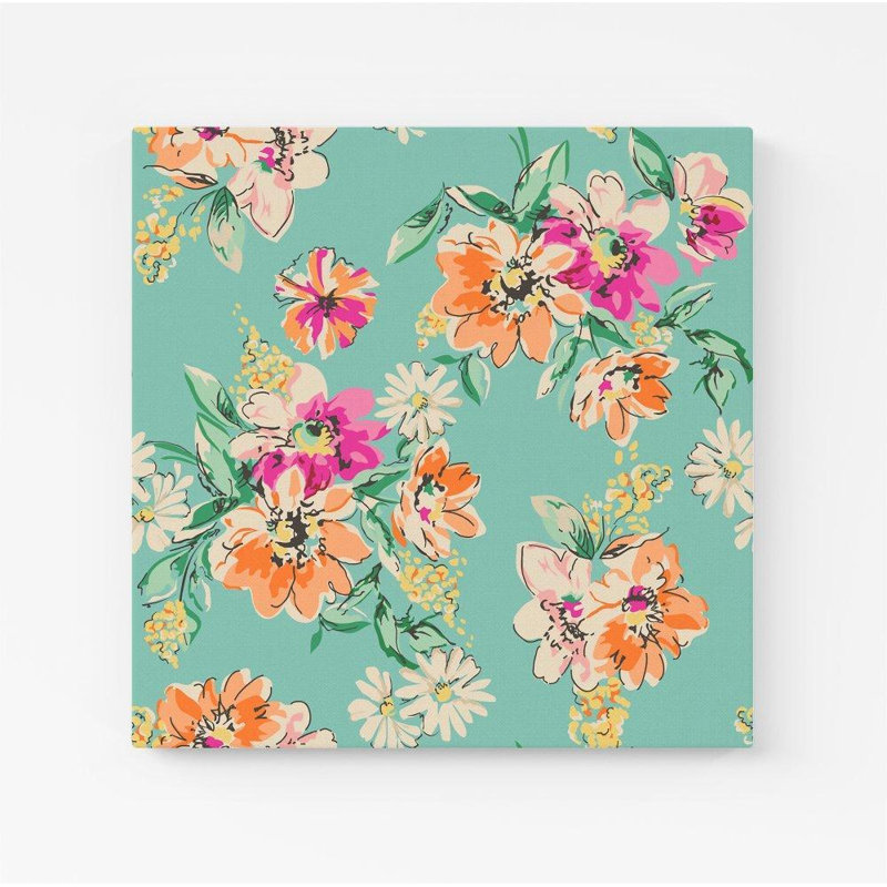 Bright Flower - Wrapped Canvas Print