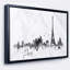 Paysage urbain «Paris with Eiffel Silhouette», peinture-35123764-35123755