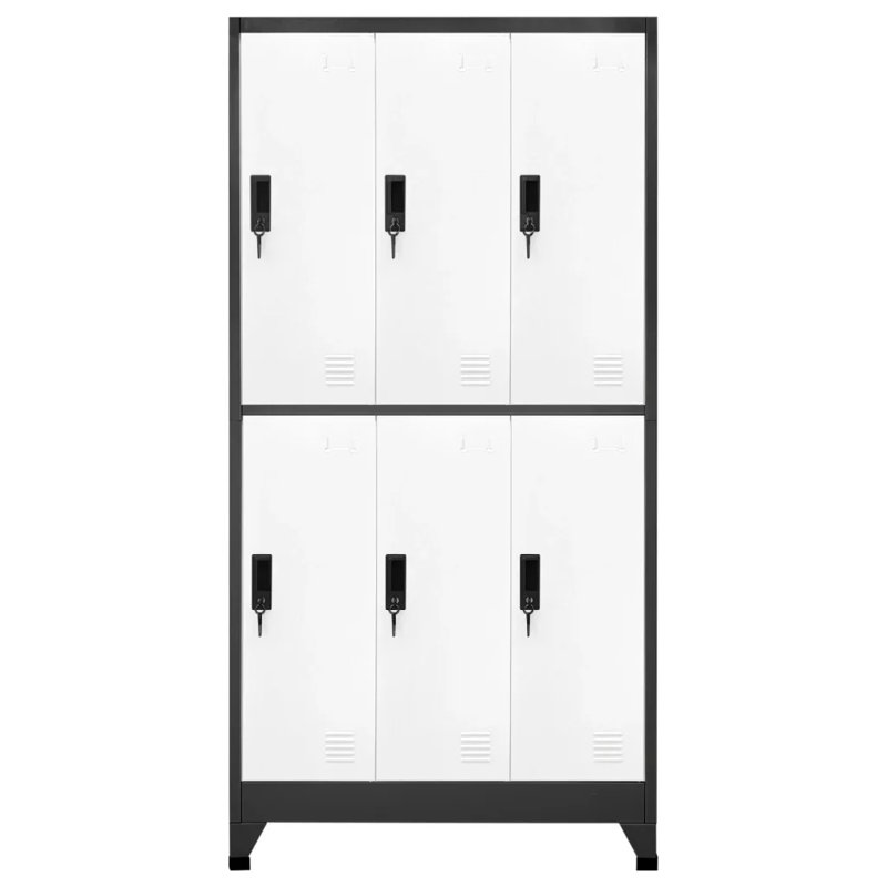 Vytis Metal 1 - Tier 90cm Cubby, Anthracite/White