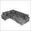 Divan-lit modulaire avec canapé-lit de rangement de 112,2 po-500706324
