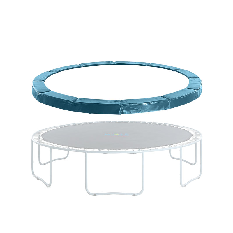Blue 11-Foot Round Alloy Steel Trampoline Safety Pad