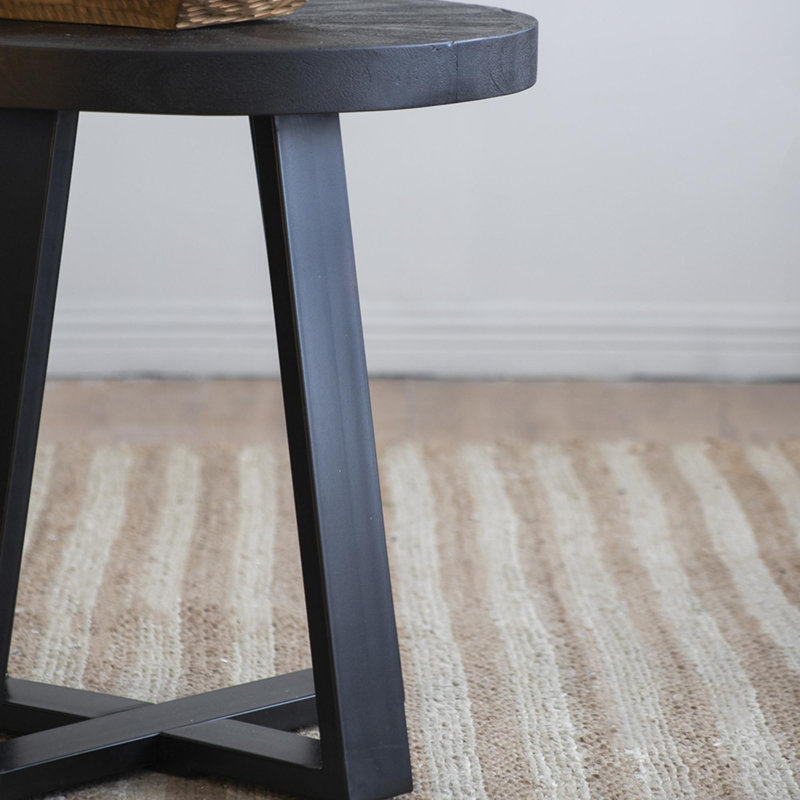 Round Coffee Table, 24.5" H x 23.5" L x 23.5" W