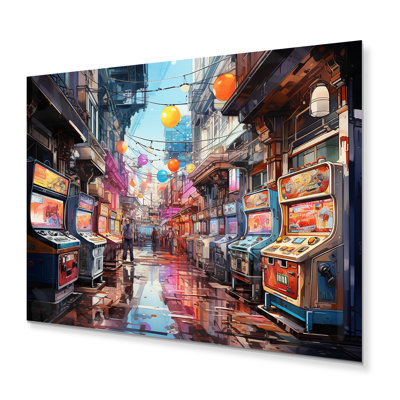 " Colorful Video Game Arcade Dreams "