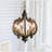 Casebier 6 - Light Iron Geometric Chandelier