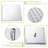 10 Inch Square Shower - Dual Head With Ceiling Mount, Handheld And Rainfall For Luxury Bathing Kit Mount Shower, Adjustable Water Flow-127368454