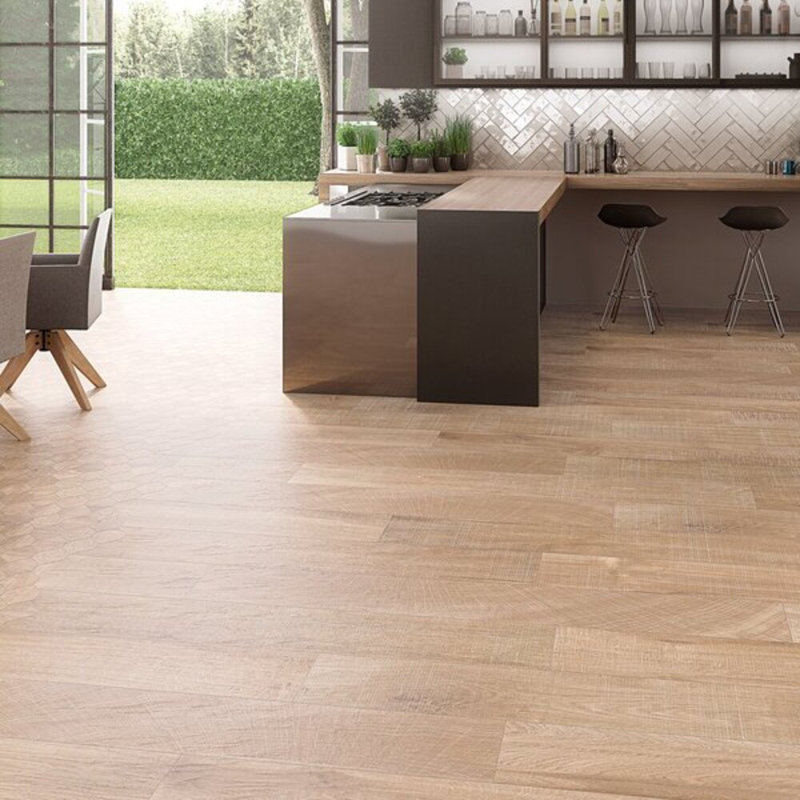 Kenridge 8x48 Matte Wood Look Porcelain Tile, Brown