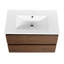 Meuble-lavabo 30 po avec lavabo en céramique - 2 tiroirs à fermeture en douceur, fixation murale attrayante-408496770-408496782